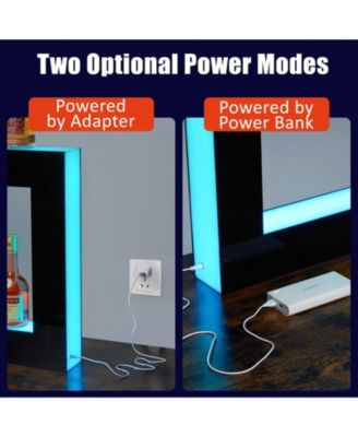 Acrylic LDE Wine Cabinet - LED Wine Display Rack, Remote Control, App-Controlled, Modern Design, 48-Inch 2-Tier