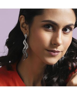 Ombre Swirl Drop Earrings