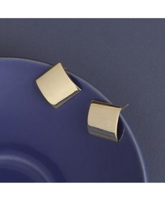 Minimal Square Stud Earrings