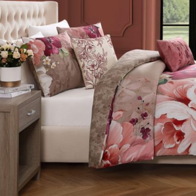 Florence Bedding 220 Thread Count 100% Cotton 5 Piece Queen Size Reversible Comforter Set