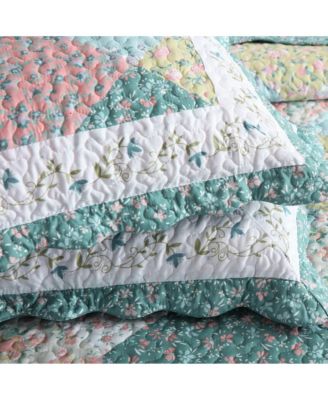 3 Piece Printed Quilt Set Bedspread Set B027 - Queen