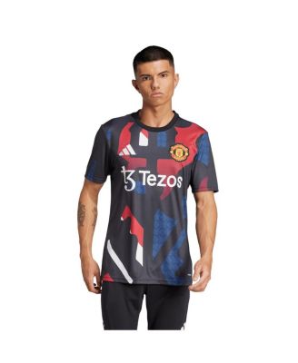 adidas - Men's Black Manchester United 2024/25 Pre-Match Top