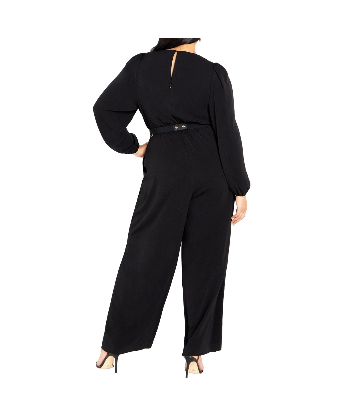 City Chic Plus Size Avah Wide Leg Jumpsuit