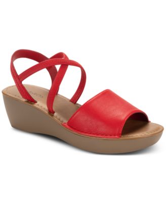 Style & Co - Women's Babettee Crisscross Wedge Sandals