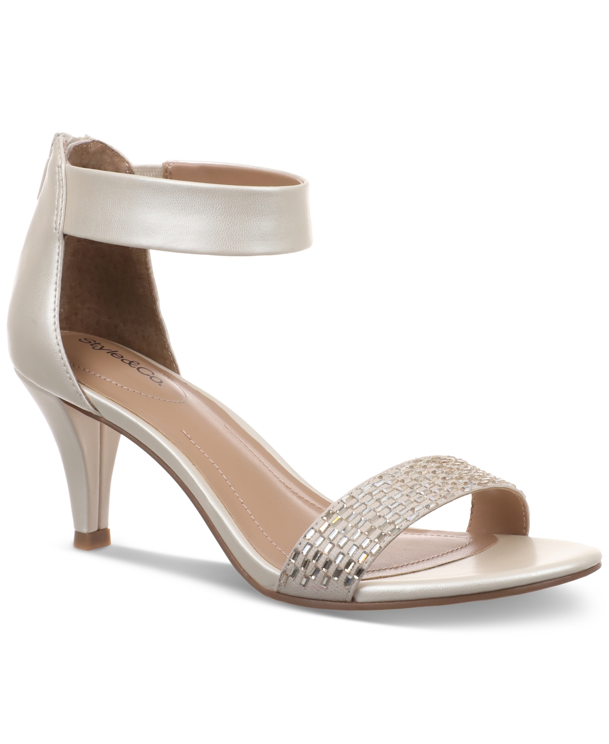 STYLE & CO WOMEN'S PHILLYS TWO-PIECE EVENING SANDALS, CREATED FOR MACY'S 
