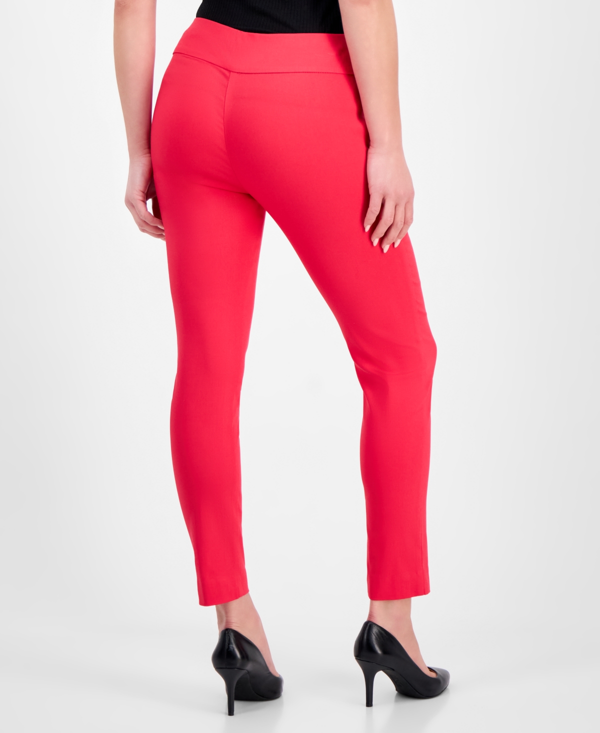 Shop Inc International Concepts Mid-rise Petite Tummy-control Skinny Pants, Petite & Petite Short, Created For Macy's In Fresh Lips