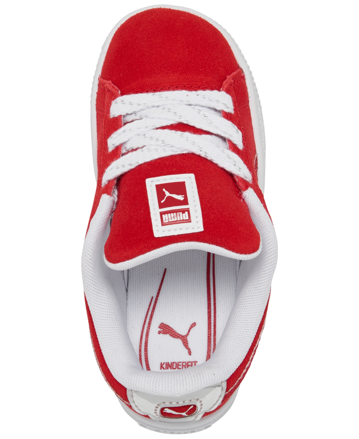 Puma Toddler Girls Suede Xl Glitz Skate Casual Sneakers From Finish Line In Red