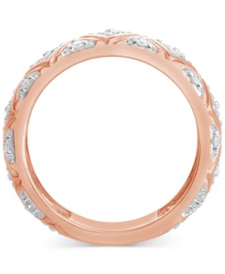 Diamond Argyle Inspired Cluster Band (3/8 ct. t.w.) in 10k Rose Gold