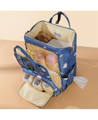 Wide Open Frame Diaper Bag Backpack
