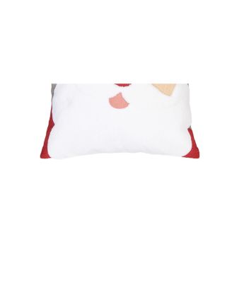 Santa Face Christmas Holiday Throw Pillow, 14" x 14"