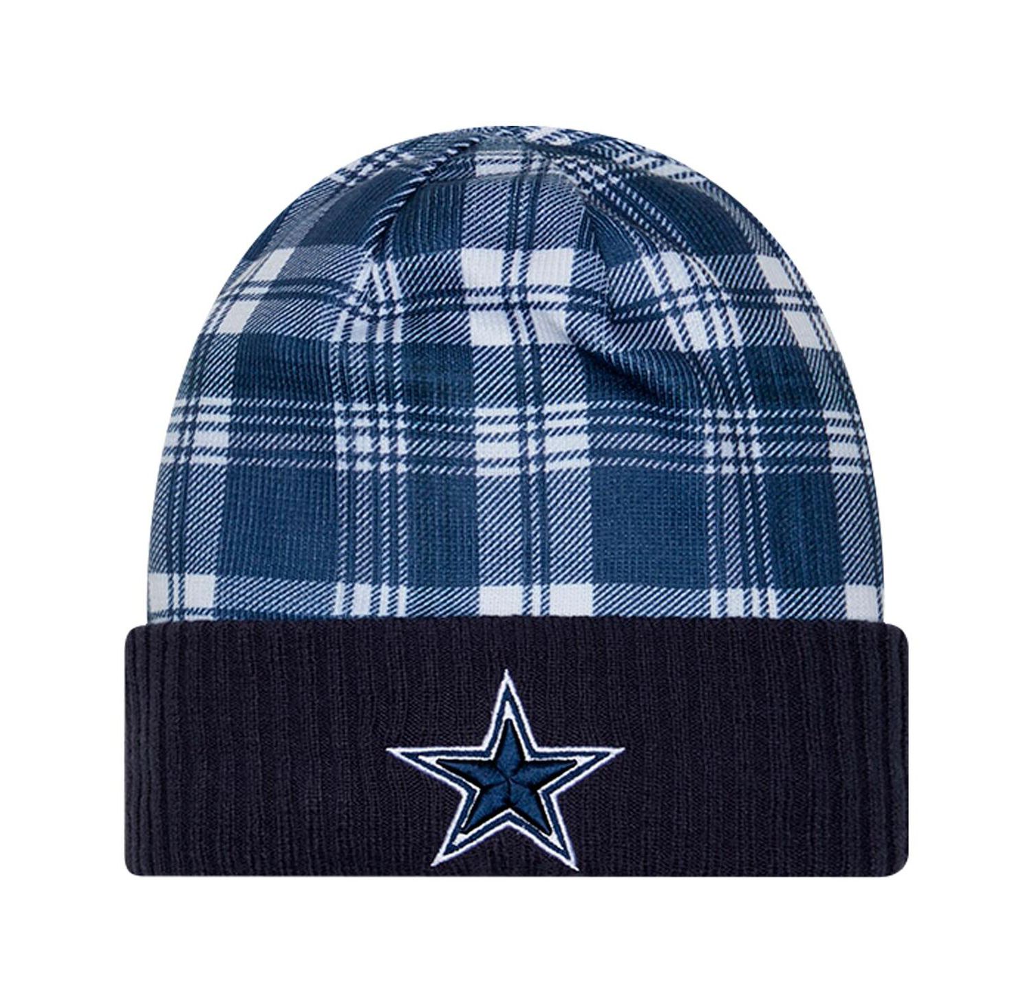 Men's Navy Dallas Cowboys Sideline Statement Cuffed Knit Hat