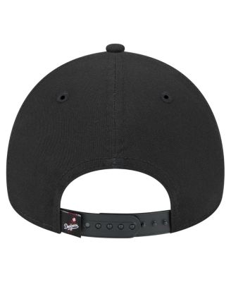 Men's Black Los Angeles Dodgers 9FORTY A-Frame Adjustable Hat