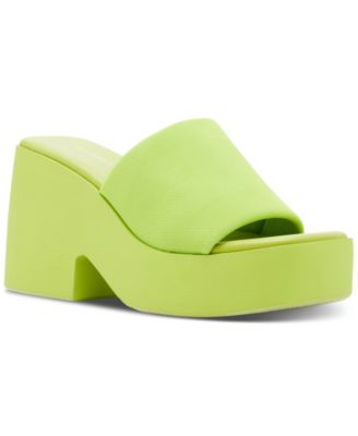 Madden Girl - Raquel Mesh Platform Slide Sandals