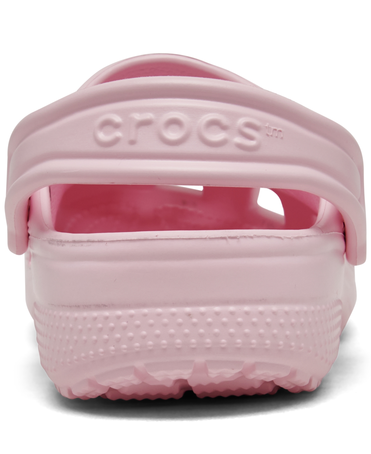 Crocs Little Girls Classic Clog Sandals From Finish Line In Pink Milk