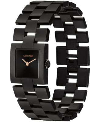 Women's CK Meridian Black Ionic Plated Stainless Steel Bracelet Watch, 22mm