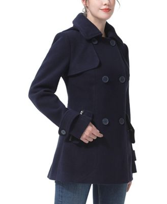 Women's Mira Wool Blend Hooded Pea Coat