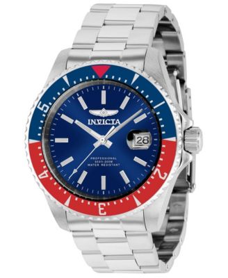Men's 36784 Pro Diver Automatic 3 Hand Blue Dial Watch