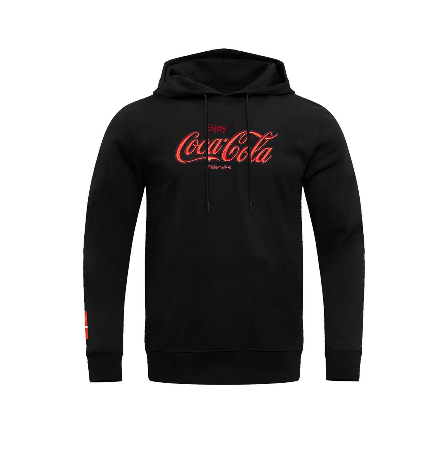 Мужское худи Freeze Max Black Coca-Cola Sharing A Coke Pullover — фото 5