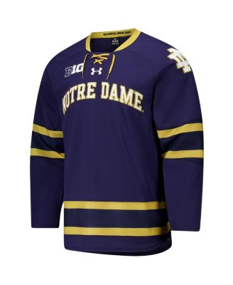 Men's Navy Notre Dame Fighting Irish Replica Hockey Jersey