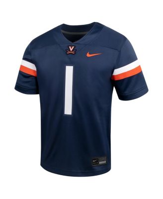 Big Boys and Girls 1 Navy Virginia Cavaliers Untouchable Football Jersey