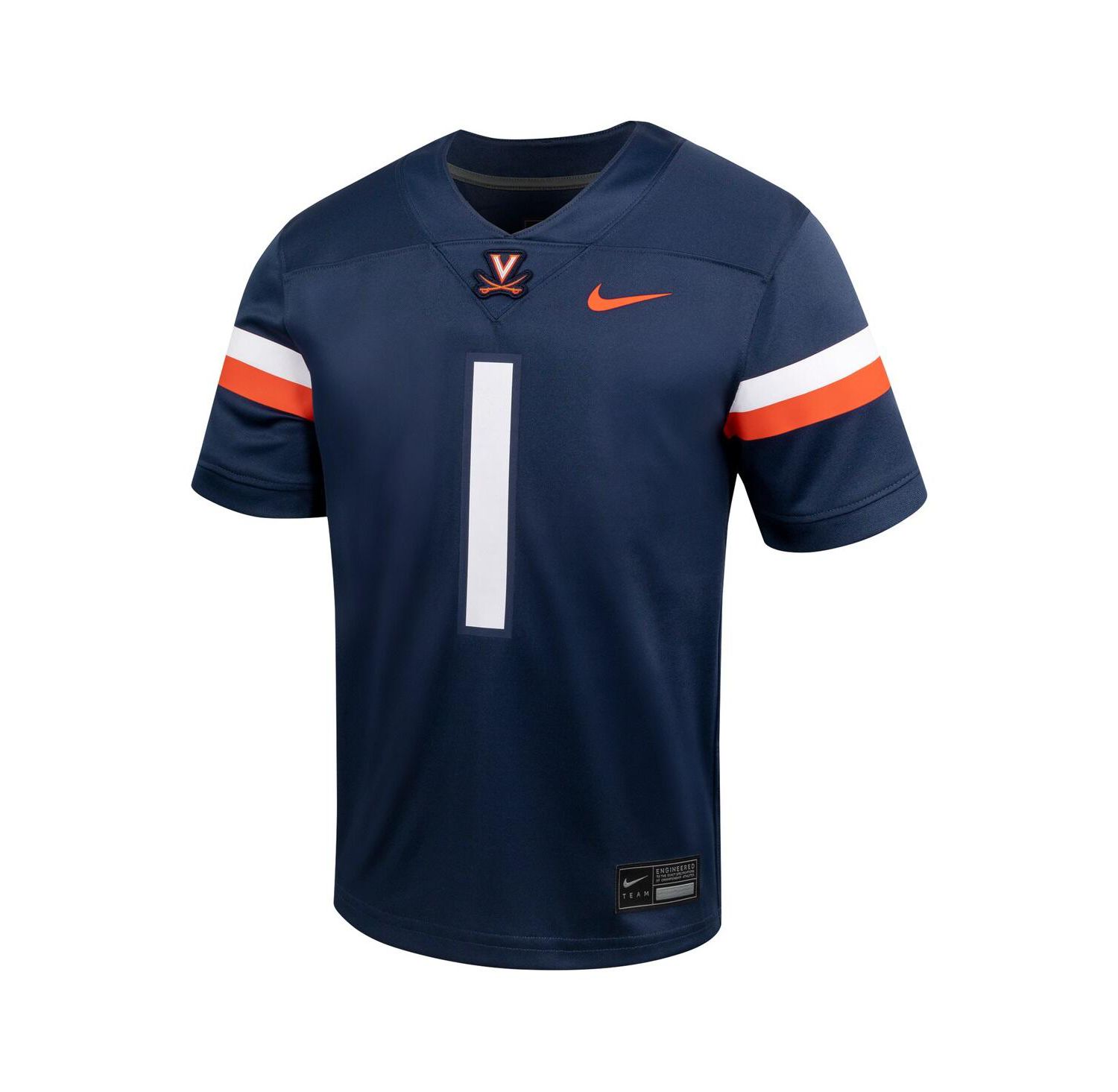 Big Boys and Girls 1 Navy Virginia Cavaliers Untouchable Football Jersey