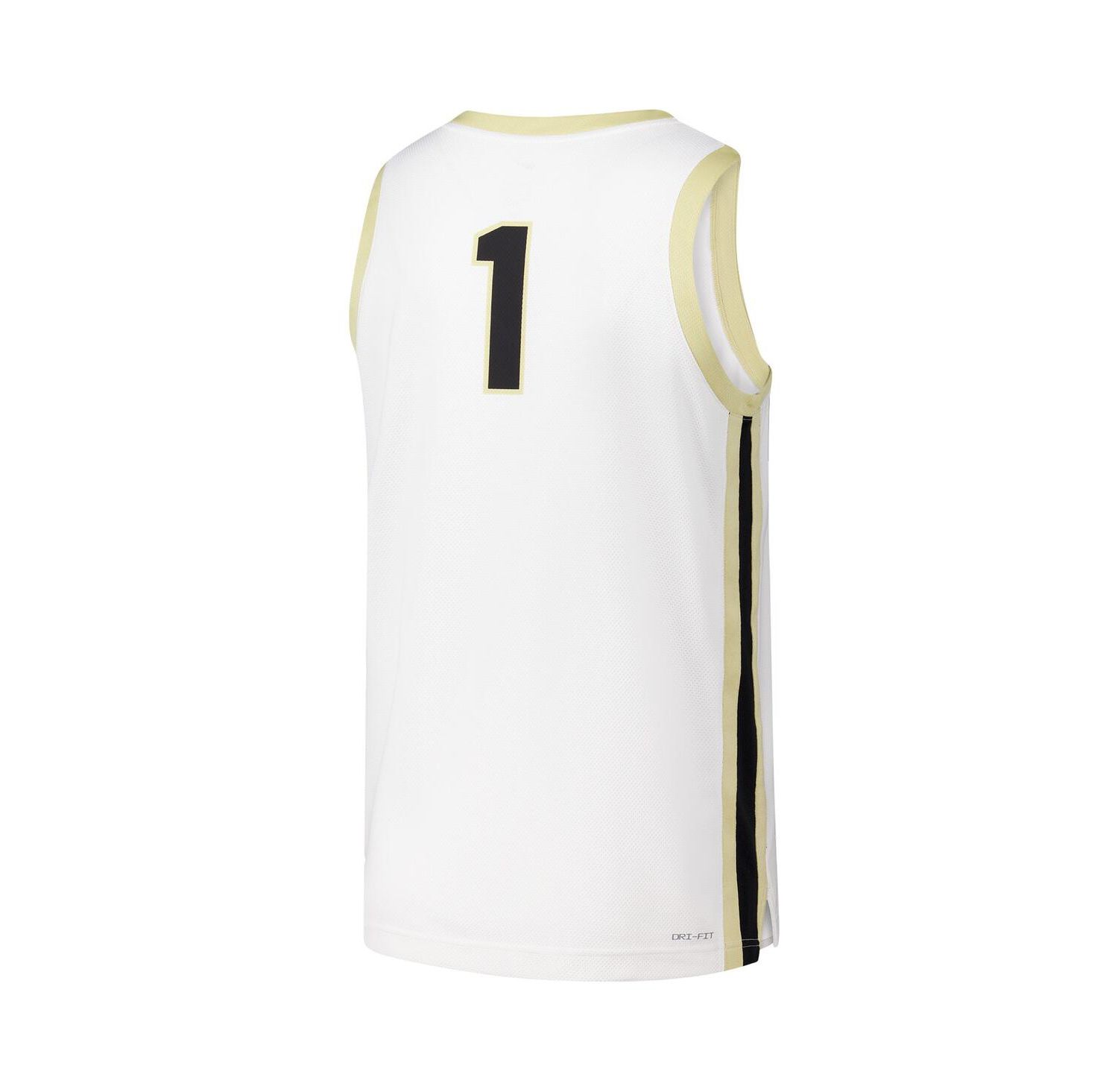 Men's 1 White Purdue Boilermakers Replica Basketball Jersey