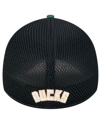 Men's Hunter Green Milwaukee Bucks Active Tech Neo Flex 39THIRTY Flex Hat