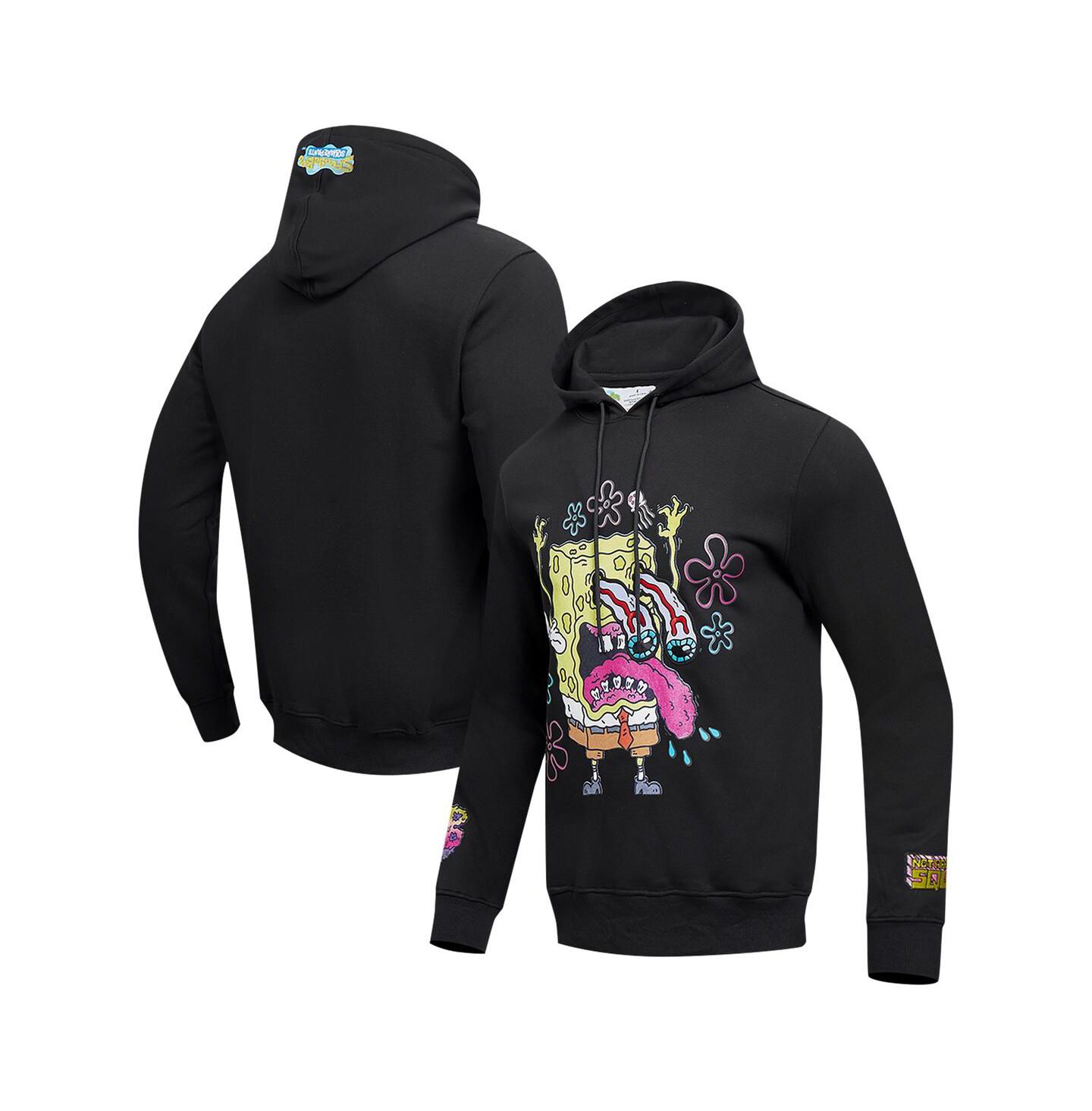 Мужское худи Freeze Max Black SpongeBob SquarePants Messy and Gross Bob Pullover — фото 1