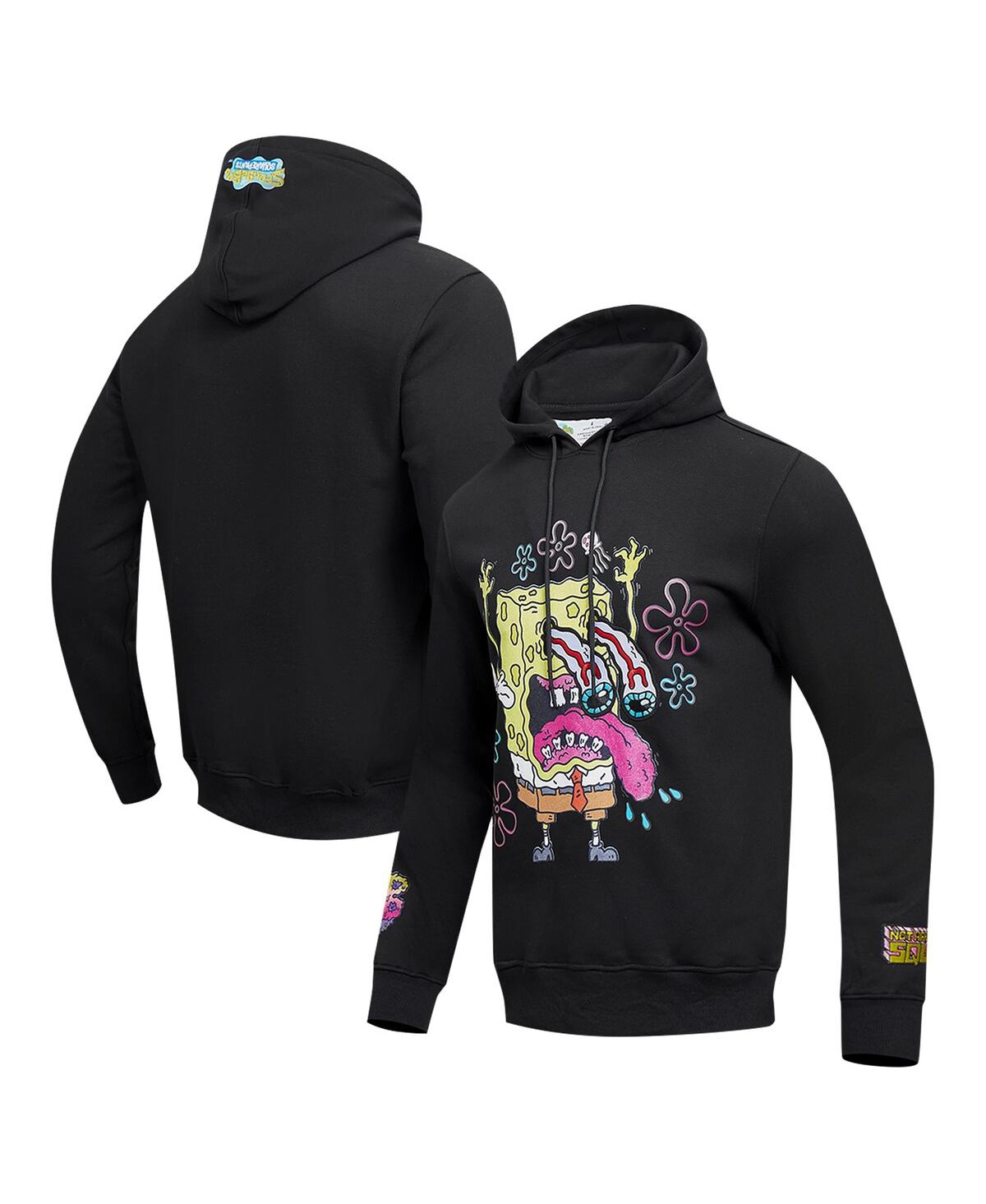 Men's Black SpongeBob SquarePants Messy and Gross Bob Pullover Hoodie - Black