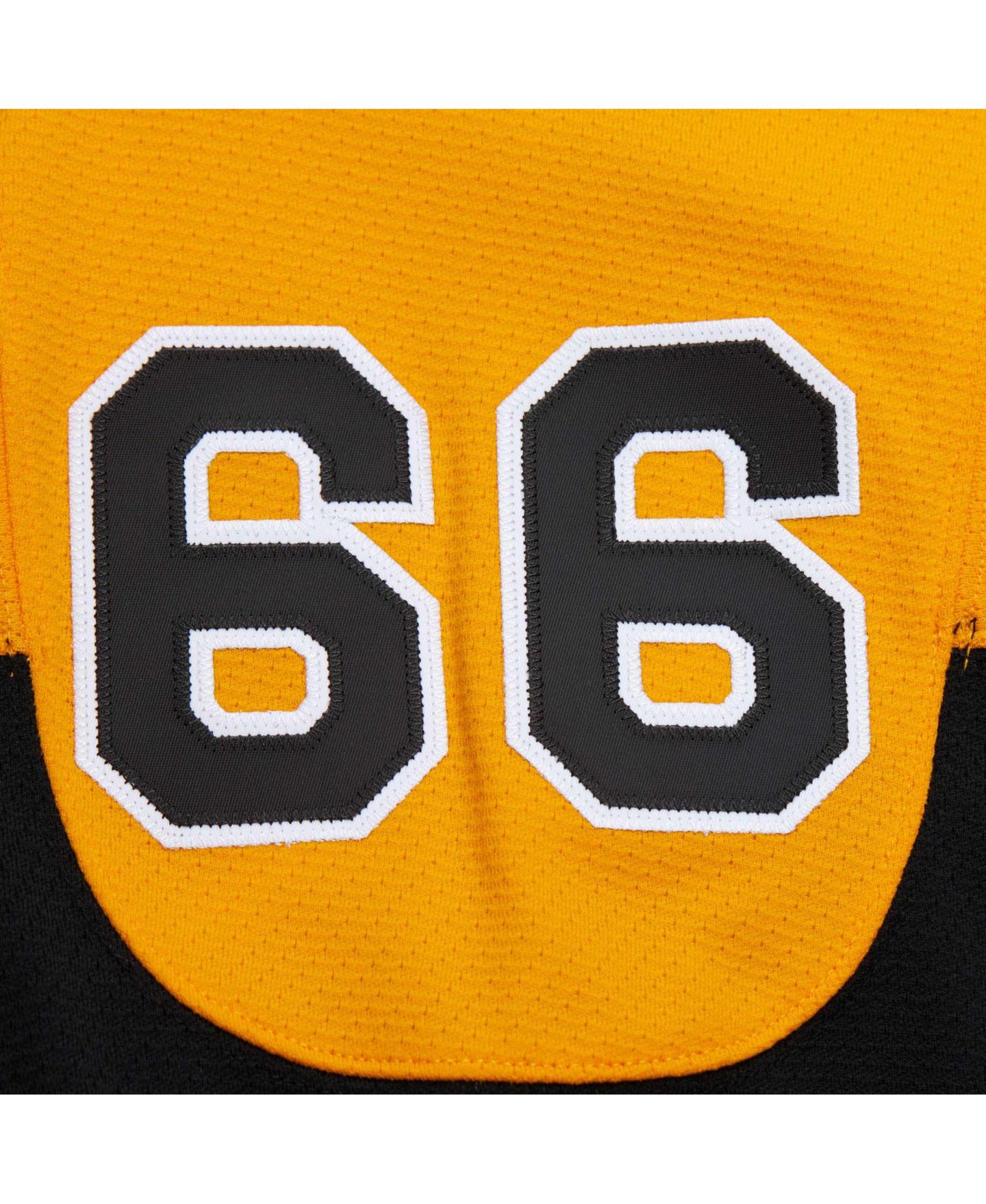 Мужской топ Mitchell & Ness Mario Lemieux Gold Pittsburgh Penguins 1984-85 Power Play Jersey — фото 5
