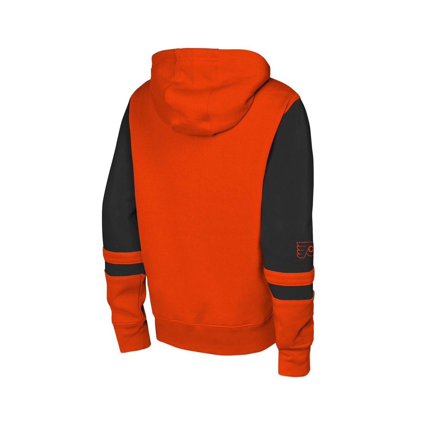 Big Boys and Girls Orange Philadelphia Flyers Face Off Full-Zip Hoodie