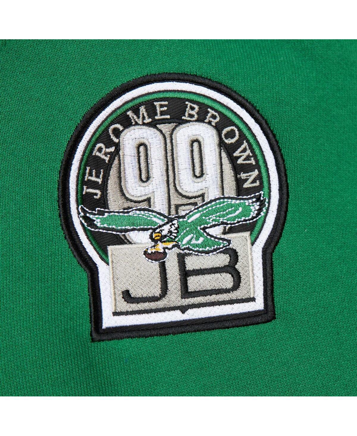 Mitchell & Ness Men's Reggie White Kelly Green Philadelphia Eagles Retired Player Name Number Pullover Hoodie In Kelly Green