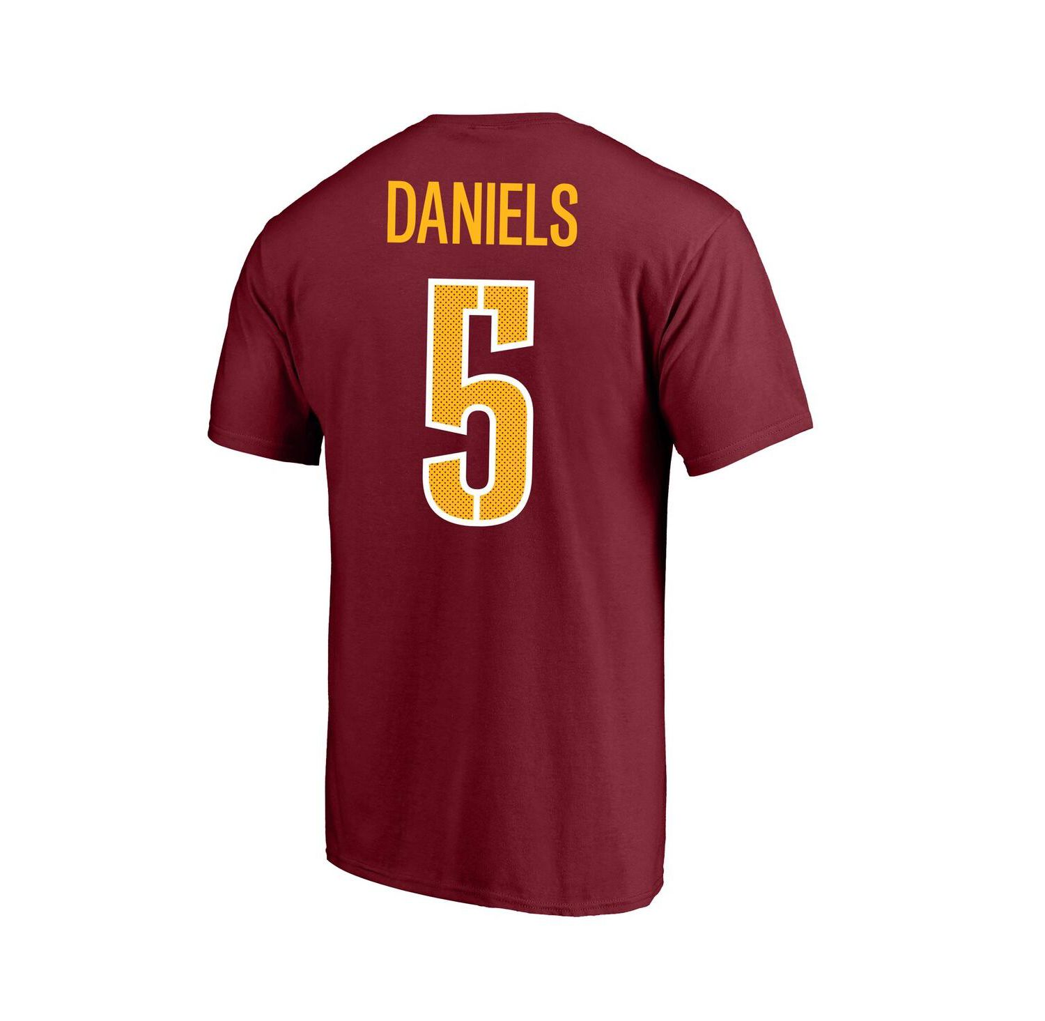 Men's Jayden Daniels Burgundy Washington Commanders Big & Tall Player Name & Number T-Shirt