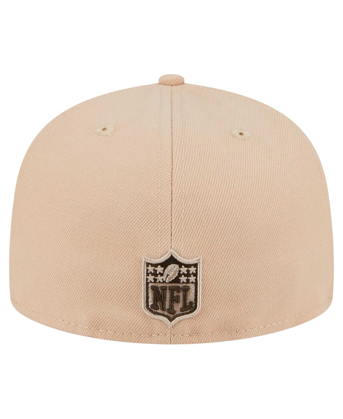 New Era Men's Tan Buffalo Bills Candied Pecan 59FIFTY Fitted Hat