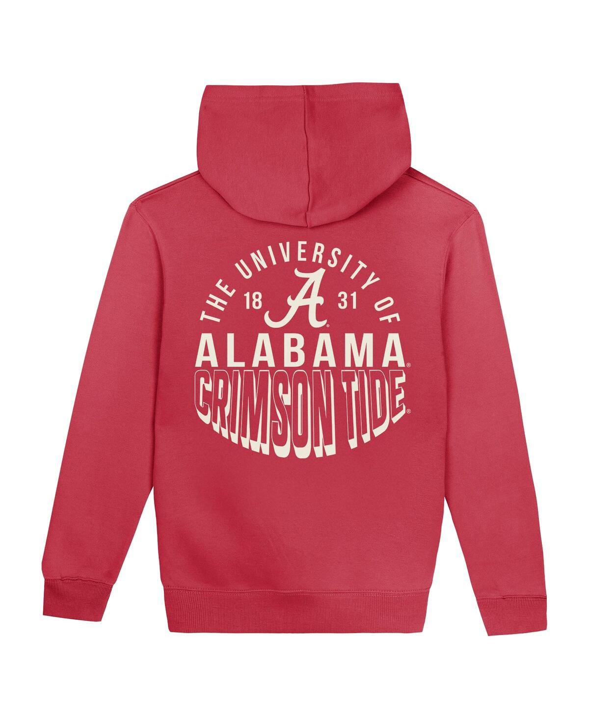Outerstuff Toddler Crimson Alabama Crimson Tide Team Banner Fleece Pullover Hoodie In Crimson