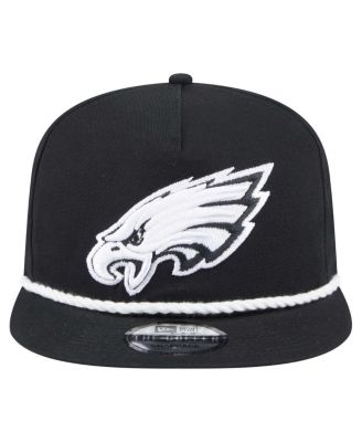 Men's Black Philadelphia Eagles B-Dub Golfer Snapback Hat