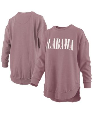 Pressbox - Women's Pink Alabama Crimson Tide Poncho Fleece Pullover Sweatshirt