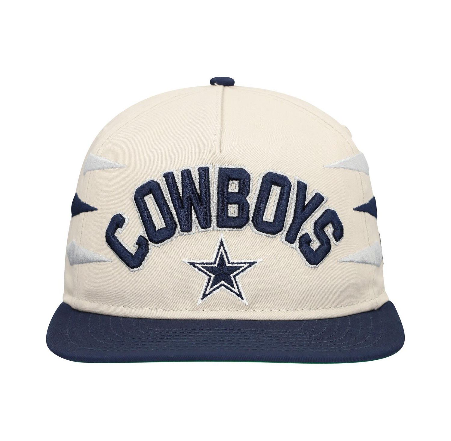 Men's Stone/Navy Dallas Cowboys Athletic Golfer Adjustable Hat