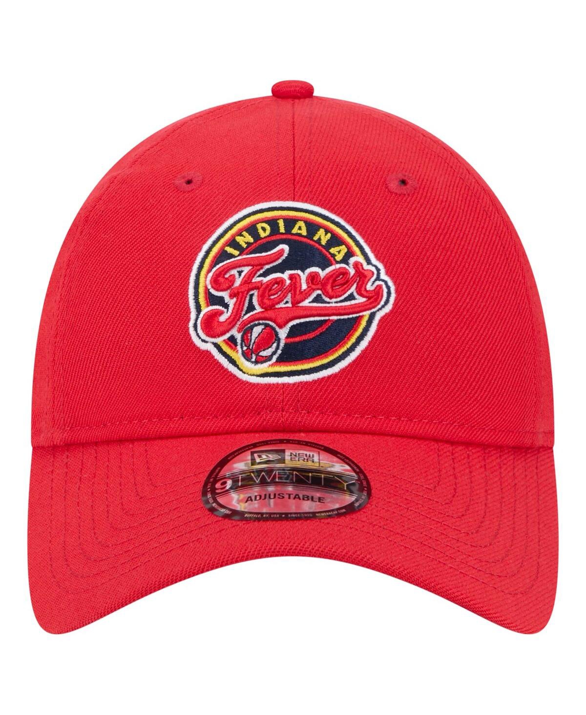 New Era Men's Caitlin Clark Red Indiana Fever Name Number Sidepatch 9twenty Adjustable Hat In Red