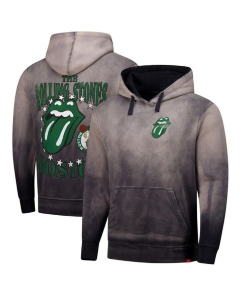 Худи Sportiqe Gray Rolling Stones x Boston Celtics Collab Pullover