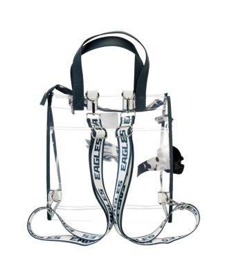 Philadelphia Eagles Clear Convertible Backpack Tote Bag