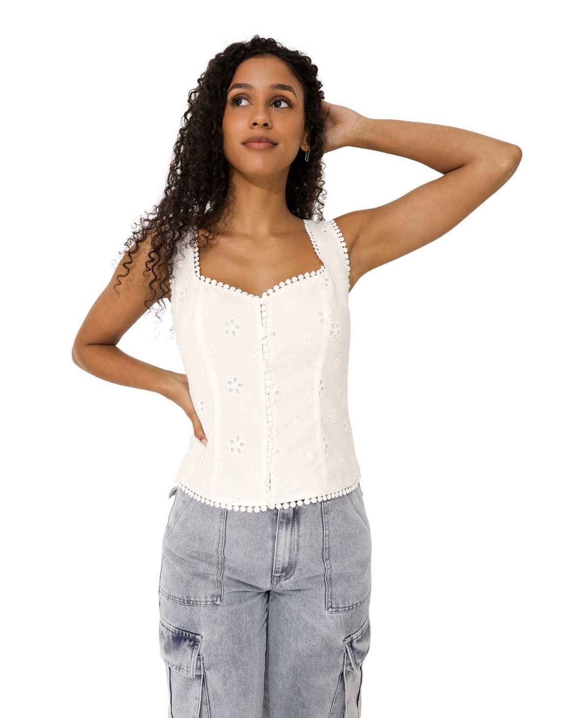 Women's Lost In Your Love Top - White