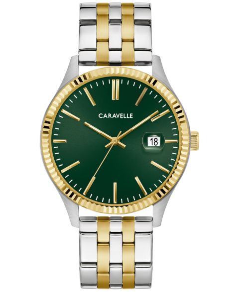 Мужские часы Caravelle Two-Tone Stainless Steel Bracelet Watch 41mm