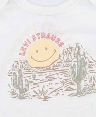 Levi’s&reg; Baby Boys 3-Pc. Denim Button-Up Shirt, Bodysuit, & Shorts Set