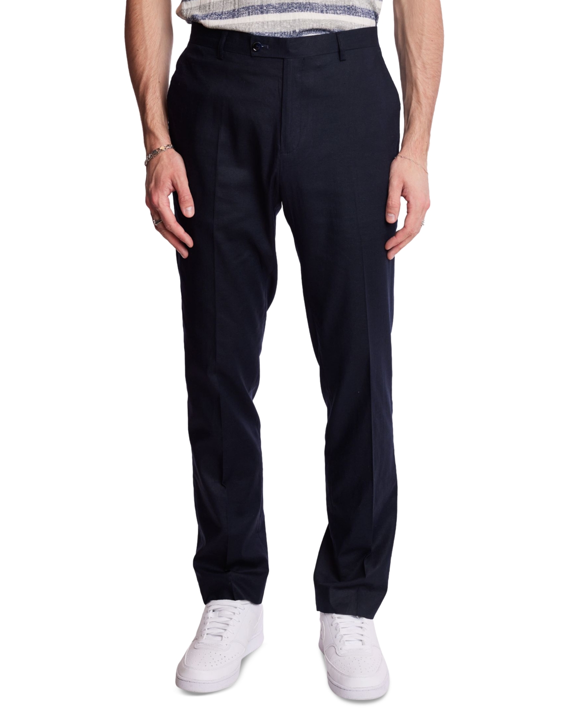 Men's Solid Downing Pants - Navy Linen