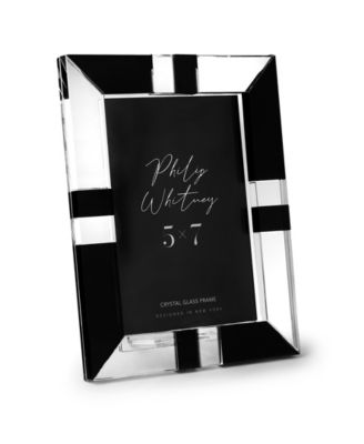Philip Whitney Phillip Whitney Crystal Frames Collection In Clear,black