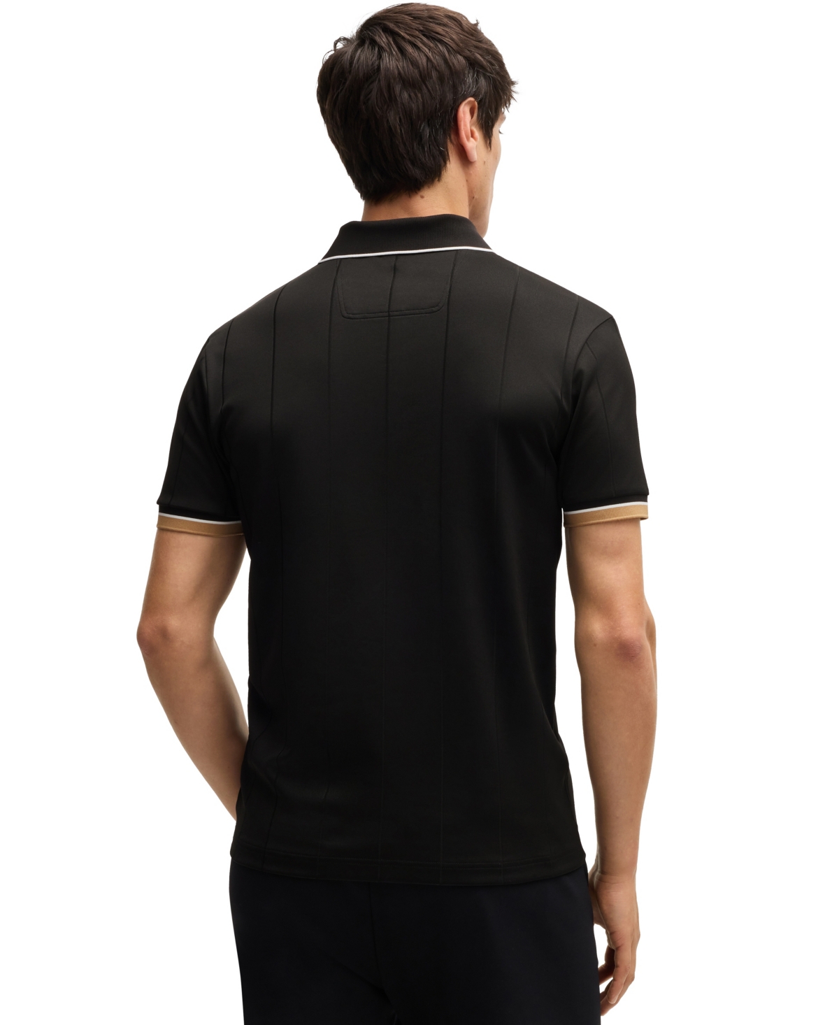 HUGO BOSS BOSS BY HUGO BOSS MEN'S FOUR-WAY STRETCH ACTIVE SLIM-FIT POLO 