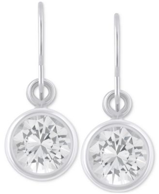 Created Sapphire Oval Stud Earrings (1-1/2 ct. t.w.) in 10k Yellow Gold  (Also in Additional Gemstones)