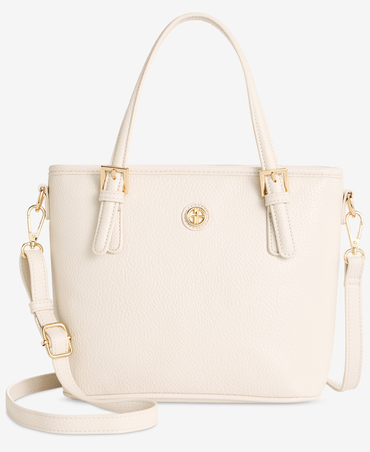 Pebble Tulip Small Tote, Exclusively at Macy's - White