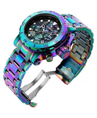 Men's 26507 Coalition Forces Quartz Chronograph Iridescent Dial Watch